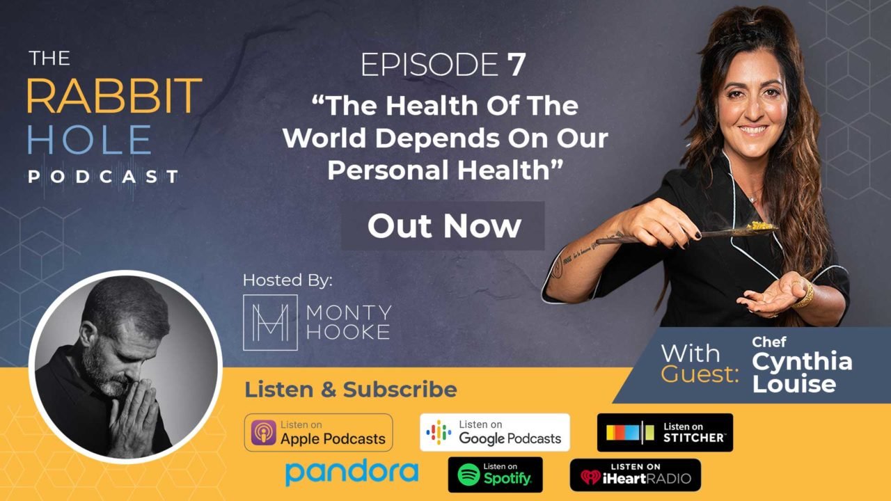 Episode 7 – “The Health Of The World Depends On Our Personal Health” with guest Chef Cynthia Louise